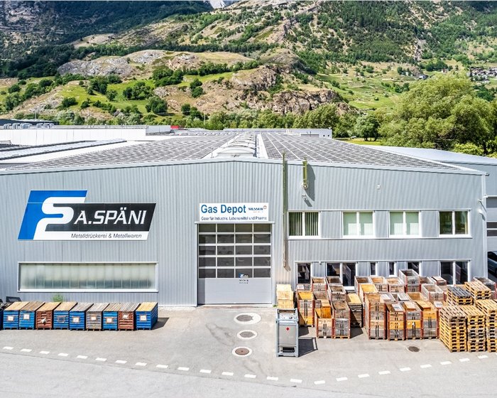 Späni AG, Raron Lagerhalle Späni AG in Raron